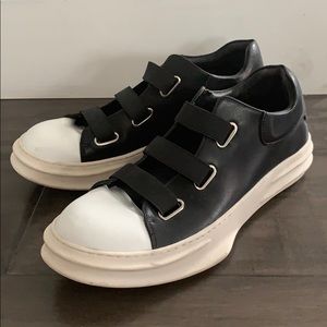 Rick Owens like new comfortable laceless sneakers